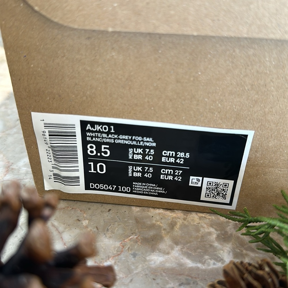 Air Jordan 1 KO High 'Grey Fog' - Picture 14 of 17